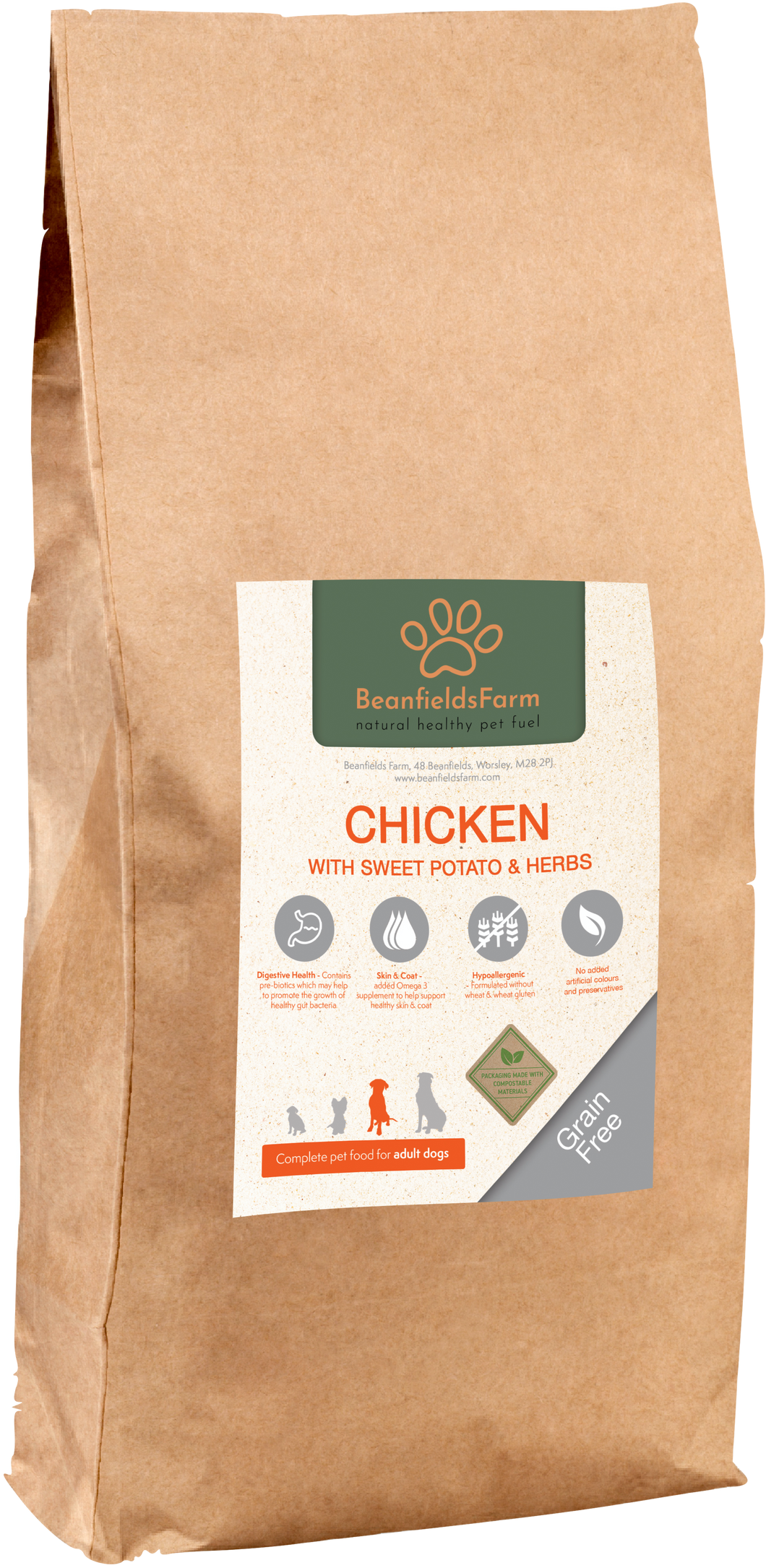 Grain Free Chicken Dog Food Adult