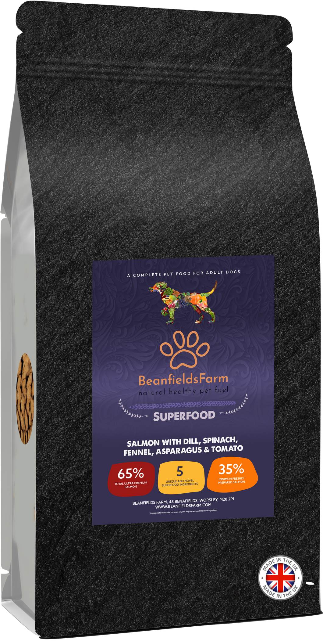 Superfood Premium Dog Food for Active Adult Dogs Veterinary Approved